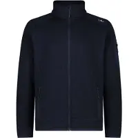 CMP - Jacket Jacquard Knitted 3H60747N - Fleecevest 46, blauw/zwart