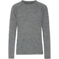 Icebreaker Longsleeve Kids 200 Oasis LS Crewe Gritstone Heather-Maat 152