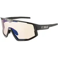 Bliz - Zonnebrillen - Fusion Matt Black Nano Optics Photochromic Brown W Blue Multi voor Unisex - Zwart
