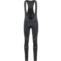 Löffler Loeffler fietsbroek lang M Bike Bib Tights WS Elastic Windstopper voor heren - Zwart