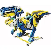 Sans marque Construct & Create 12-in-1 Ivo the Solar & Hydraulic Construction Kit - Experimenteerset - STEM Speelgoed - Bouwset - Robot Speelgoed