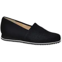 Hassia 7-301687 wijdte G Instappers | Maat 5 Dames Zwart