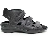 Durea 7272 wijdte H Sandalen | Maat 6 Dames Zwart