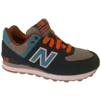 New Balance KL574 Bl./orange Sneakers | Maat 34 Jongens Blauw