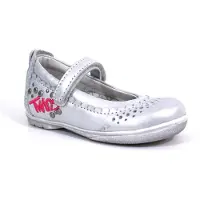 Twins 314215 wijdte 2.5 Bandschoenen | Maat 24 Meisjes Zilver