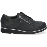 Durea 6265 475 0557 Nette veterschoenen | Maat 8.5 Dames Zwart
