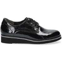 Durea 6191 wijdte E Nette veterschoenen | Maat 8 Dames Zwart