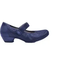 Durea 5672 wijdte G Bandschoenen | Maat 7.5 Dames Zwart