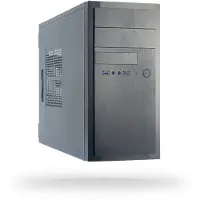 Chieftec HT-01B-350GPB Midi-tower PC-behuizing Zwart