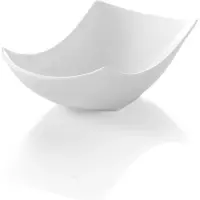 Hendi Luxe Serveerschalen Wit Porselein 23x11cm | 6 stuks