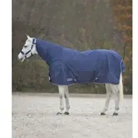 Waldhausen Comfort - Regendeken met hals - Paardendeken - 195 cm - Blauw