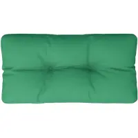 vidaXL Palletkussen 80x40x12 cm stof groen