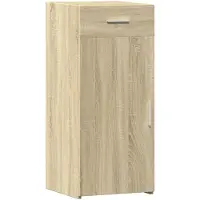 vidaXL Dressoir 40x42,5x93 cm bewerkt hout sonoma eikenkleurig