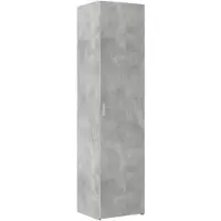 vidaXL Hoge kast 45x42,5x185 cm bewerkt hout betongrijs