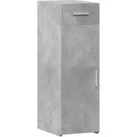 vidaXL Dressoir 30x42,5x93 cm bewerkt hout betongrijs
