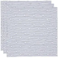 Jollein x Nijntje Hydrofiele Doek Small - 70x70cm - Miffy Stripe - Navy - 3 Stuks