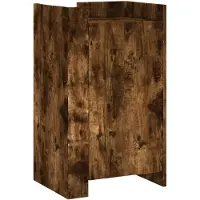 vidaXL Dressoir 45x35x75 cm bewerkt hout gerookt eikenkleurig