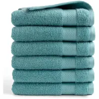 DoubleDry Hotel handdoeken 50 x 100 cm – set van 6 – 100% katoen 500 g/m2 –