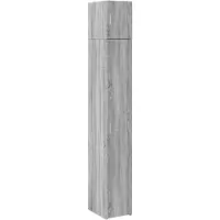 vidaXL Opbergkast smal 30x42,5x225 cm bewerkt hout grijs sonoma eiken
