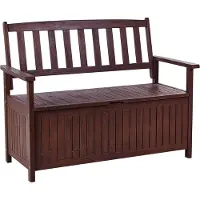 Beliani SOVANA - Tuinbank - Mahonie - Acaciahout