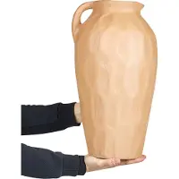 Beliani TAIPING - Decoratieve vaas - Oranje - Terracotta