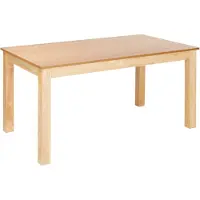 Beliani MADURA - Uitschuifbare eettafel - Lichthout - MDF
