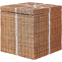 Beliani CADEAU - Decofiguur - Beige - Rotan