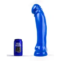 All Blue Dildo 33 x 7 cm - blauw
