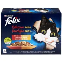 Felix 4x Doubly Delicious Smakenmix van het land 12 x 85 g
