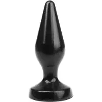 I Love Butt - Klassieke Buttplug - M - Zwart