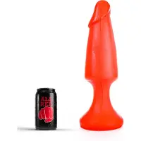 All Red Buttplug 35 x 9,5 cm - rood