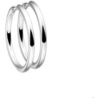 The Jewelry Collection Zilveren Klapoorringen rond 1001565