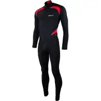 Craft Thermo schaatspak colorblock zwart/rood | Maat M