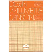 Canson Millimeterblok Canson A3 lichtbruin 50 vel