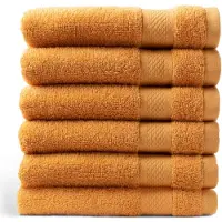DoubleDry Hotel handdoeken 50 x 100 cm – set van 6 – 100% katoen 500 g/m2 –