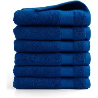 DoubleDry Hotel handdoeken 50 x 100 cm – set van 6 – 100% katoen 500 g/m2 –