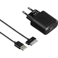 Hama Charger Set 30-pin 108345 USB-oplader Thuis Uitgangsstroom (max.) 2100 mA 1 x USB, Galaxy Tab stekker