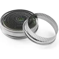 Hendi Set koekjessnijders met gekartelde rand, Koekjessnijders, Zilver