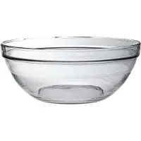 Duralex Salade/fruit schalen rond - 5x - glas - 31 x 12 cm - serveerschaal - Schalen en kommen - Keuken accessoires