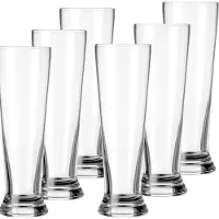 Royal Leerdam Speciaal bierglazen/weisner glazen - 12x stuks - transparant - 300 ml