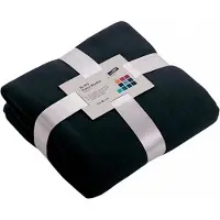 James & nicholson 6x Fleece dekens/plaids marineblauw 130 x 170 cm - Woondeken - Fleecedekens