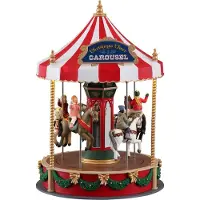 Lemax Christmas cheer carousel b/o (4.5v) Kersthuisje