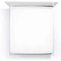 Bella Donna La Piccola Topperhoeslaken - wit-1000 90x200