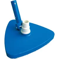 Kokido K048CB6, vacuümkop, driehoekige vacuümkop, 3,2 cm, 3,8 cm, blauw, 290 mm