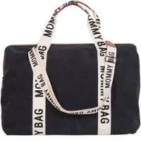 Childhome Verzorgingstas Mommy Bag Signature Canvas Zwart