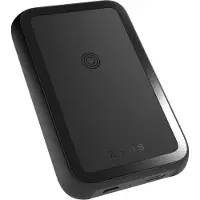 ZENS Magnetische powerbank met standaard - Geschikt voor MagSafe en Qi2 - 4.000 mAh - Zwart