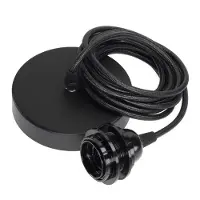Hoopzi Fitting Lamps Ceiling - Black - 1 Fitting