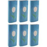 Svenska Living Radiatorbak luchtbevochtiger/waterverdamper - 6 st - 20 x 8 cm - porselein