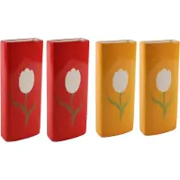 Svenska Living Radiatorbak luchtbevochtiger/waterverdamper - 4 st - 20 x 8 cm - porselein