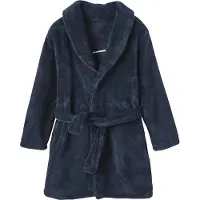 Vertbaudet Fleece badjas donkerblauw